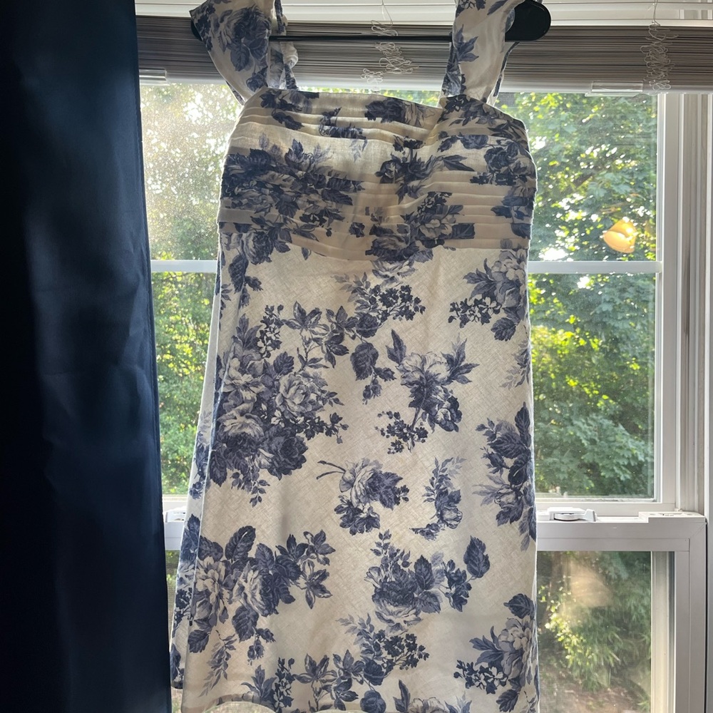 Abercrombie & Fitch Blue and White Floral Dress
